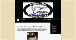 Desktop Screenshot of kesslerplumbingllc.com