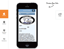 Tablet Screenshot of kesslerplumbingllc.com